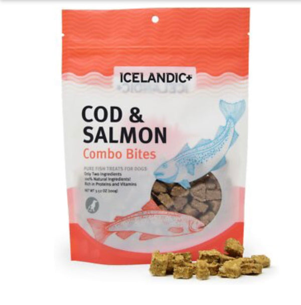Icelandic+ Combo Bites Cod Salmon Dog Treats