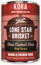 Koha lone Star Brisket Slow Cooked Stew Canned Dog Food