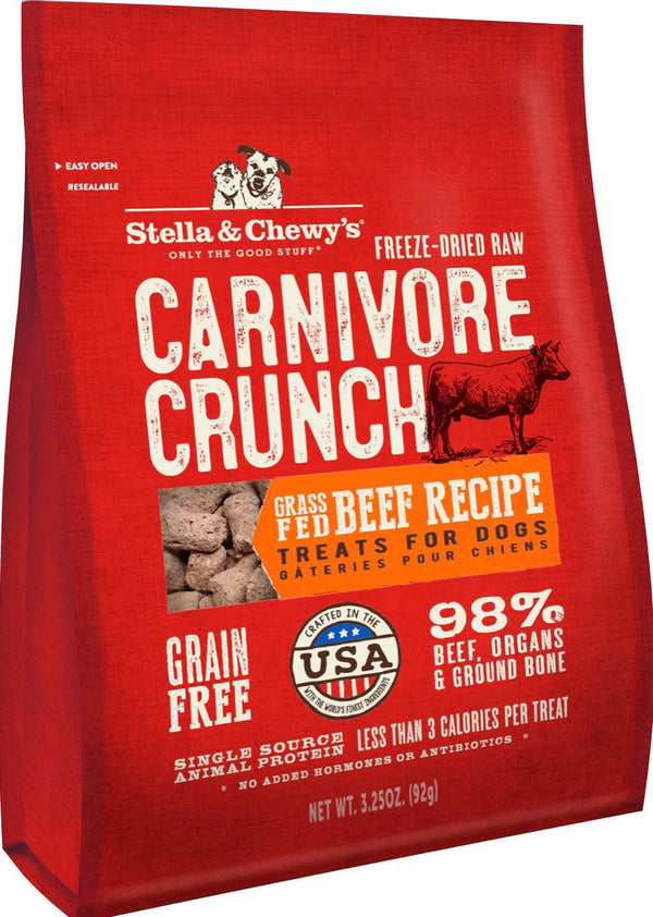 Stella & Chewy's Carnivore Crunch Beef Recipe Dog Treats