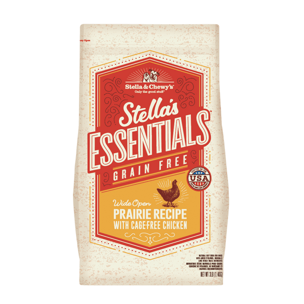 Stella & Chewy's Essentials Wide Open Prairie Chicken Recipe Grain Free Dog Food