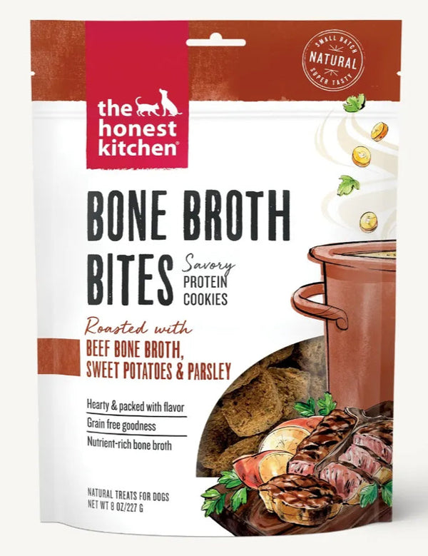 The Honest Kitchen Bone Broth Bites Beef Dog Treats