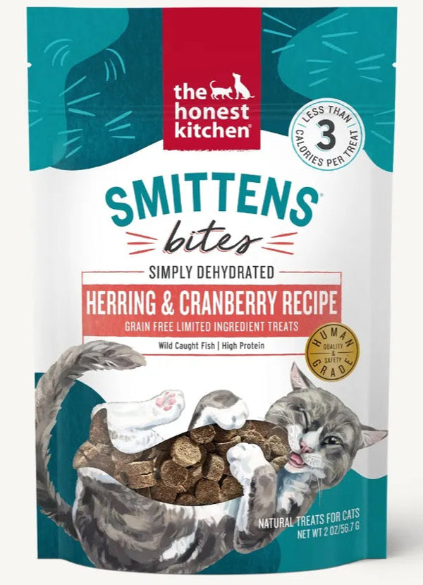 The Honest Kitchen Smittens Bites Herring & Cranberry Cat Treats