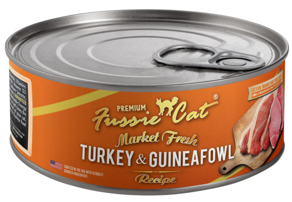 Fussie Cat Market Fresh Turkey and Guinea Fowl Canned Cat Food