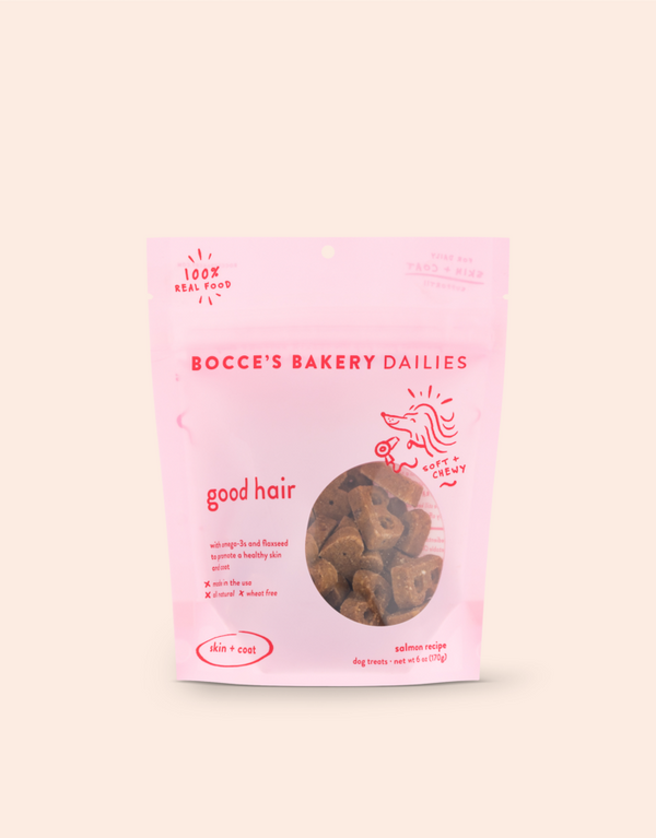 Bocce's Bakery Dailies Good Hair Soft & Chewy Dog Treats