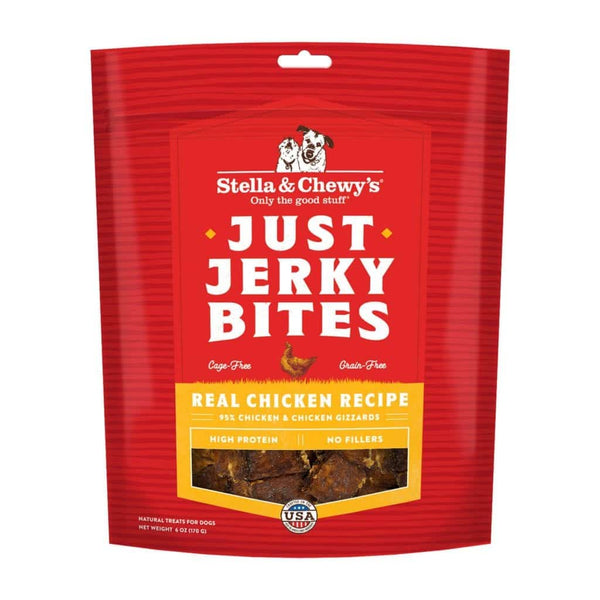 Stella & Chewy's Just Jerky Bites Chicken Recipe Dog Treats