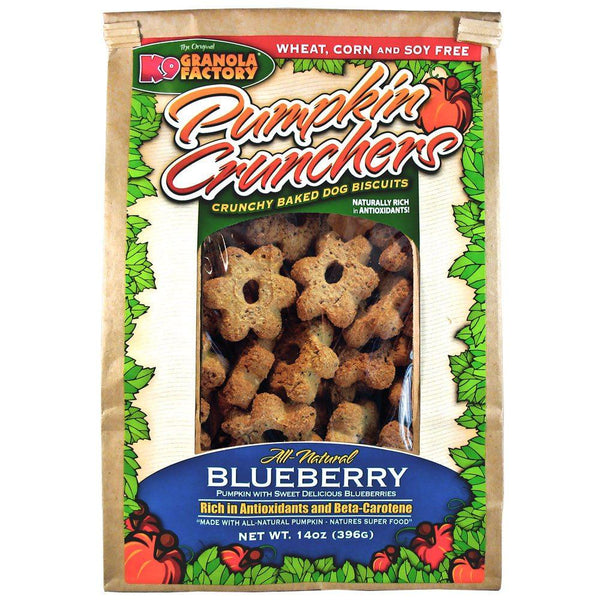 K9 Granola Factory Pumpkin Crunchers With Blueberry Dog Treats