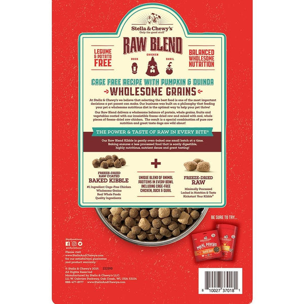 Stella & Chewy's Raw Blend Wholesome Grains Cage Free Recipe Dog Food