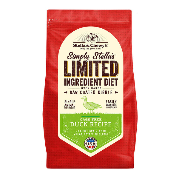 Stella & Chewy's Cage-Free Duck Limited Ingredient Raw Coated Dog Food
