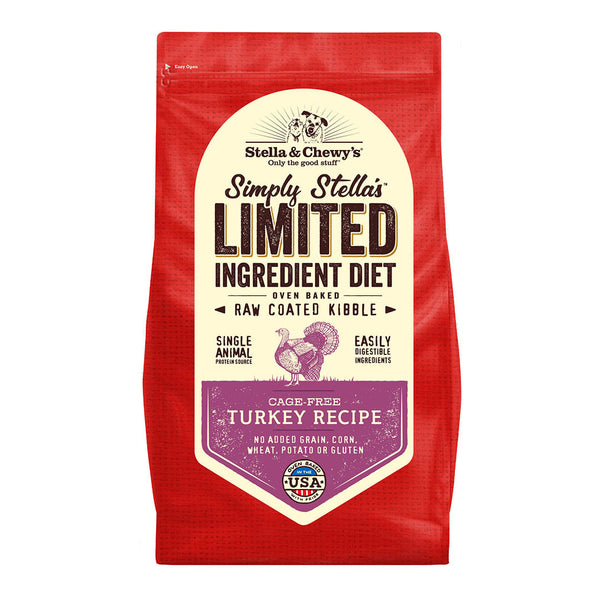 Stella & Chewy's Cage-Free Turkey Limited Ingredient Raw Coated Dog Food