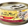 Fussie Cat Super Premium Chicken & Beef In Pumpkin Soup Canned Cat Food