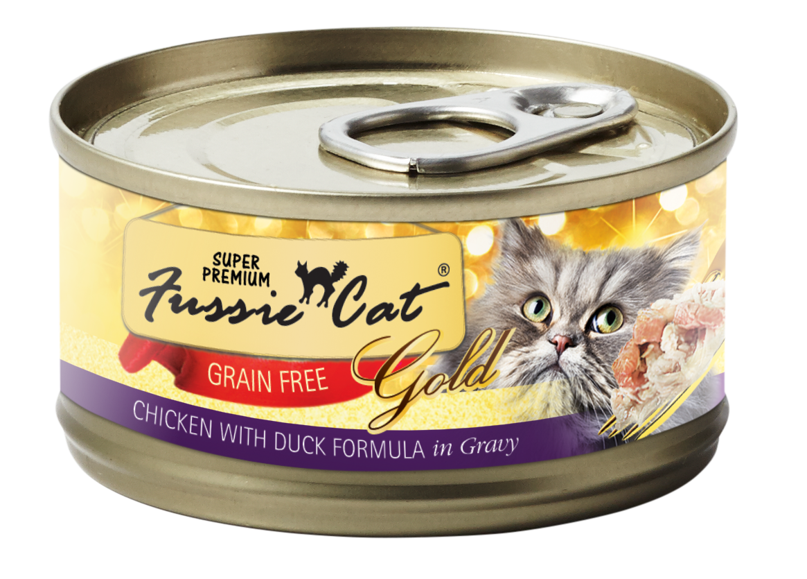 Fussie Cat Super Premium Chicken With Duck Formula In Gravy Canned Cat Food