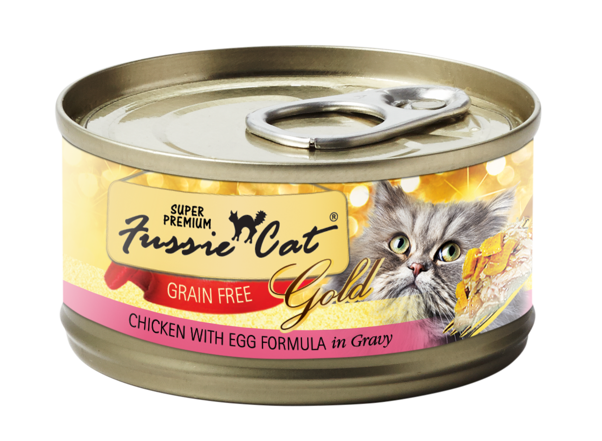Fussie Cat Super Premium Chicken With Egg Formula In Gravy Canned Cat Food