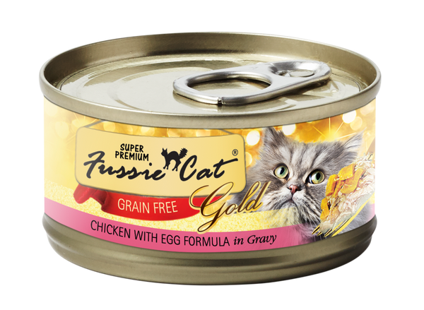 Fussie Cat Super Premium Chicken With Egg Formula In Gravy Canned Cat Food