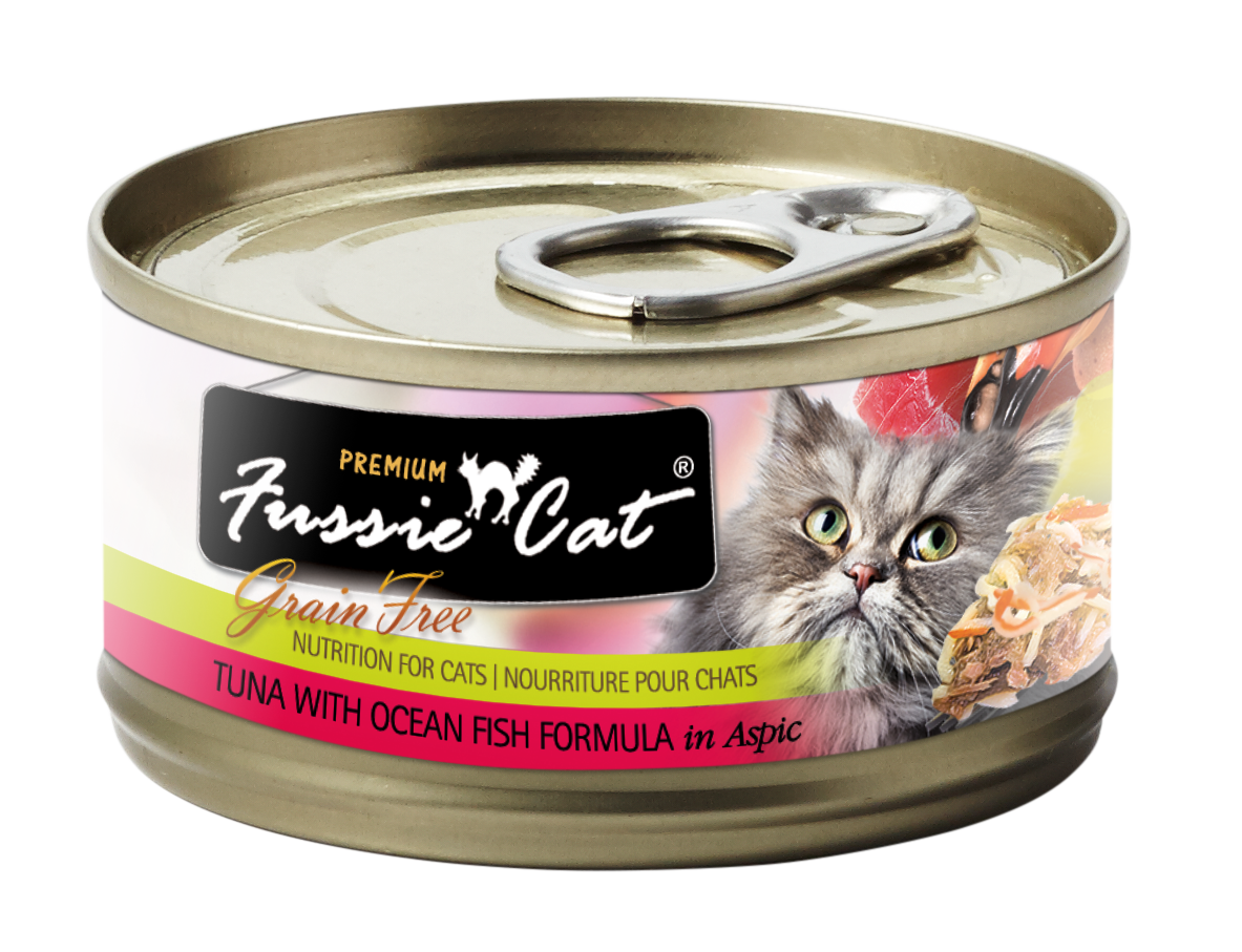 Fussie Cat Tuna With Ocean Fish Formula In Aspic Canned Cat Food