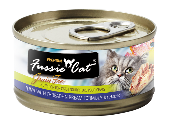 Fussie Cat Tuna With Threadfin Bream Formula In Aspic Canned Cat Food