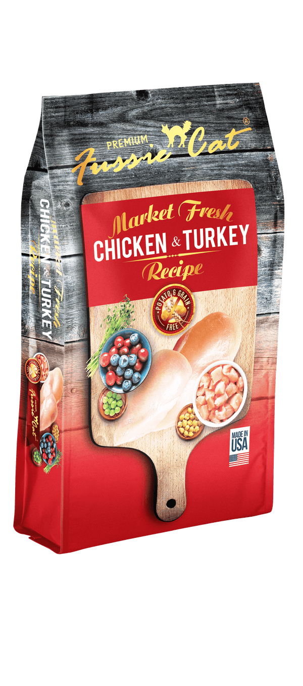 Fussie Cat Dry Market Fresh Chicken & Turkey Cat Food