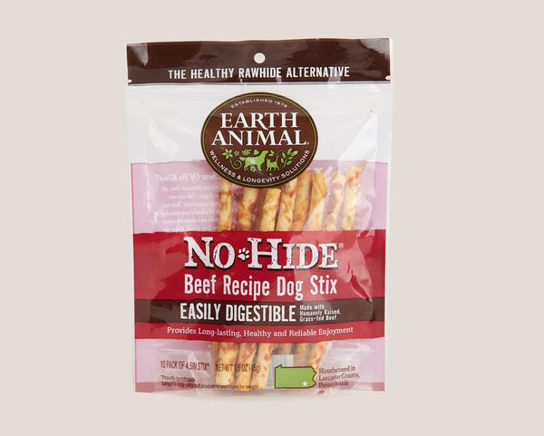 Earth Animal Beef No-Hide Stix Dog Treats