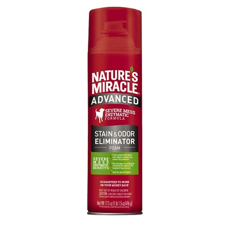 Natures Miracle Advanced Stain And Odor Remover Foam For Dogs