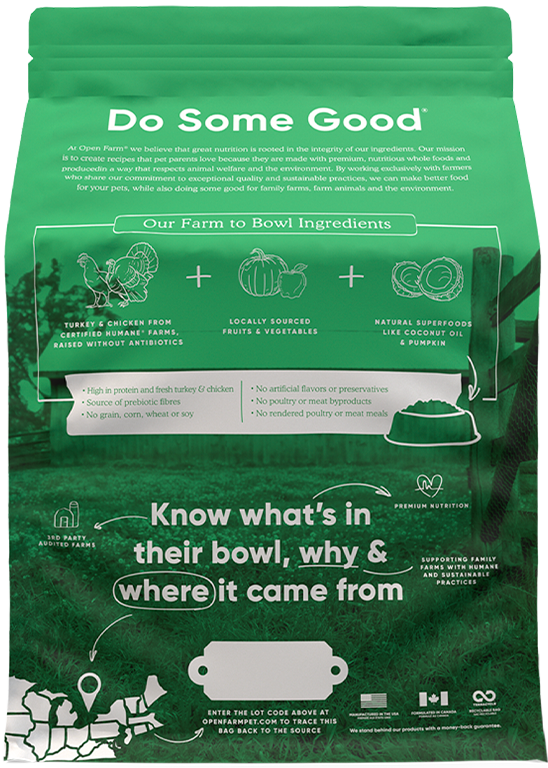 Open farm cat sales food