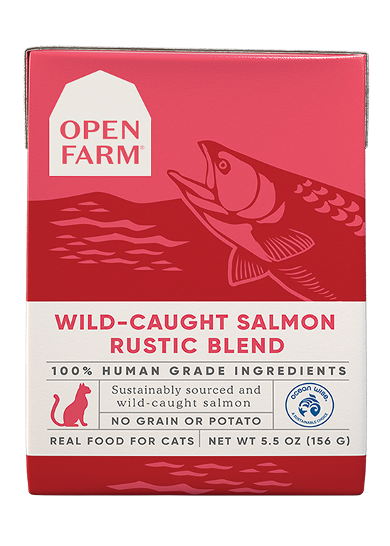 Open Farm Wild-Caught Salmon Rustic Blend Wet Cat Food