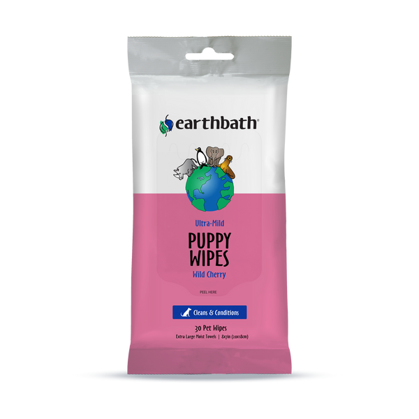 Earthbath Ultra Mild Puppy Wipes - 30 count
