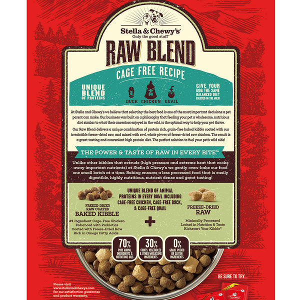 Stella & Chewy's Cage-Free Raw Blend Dog Food