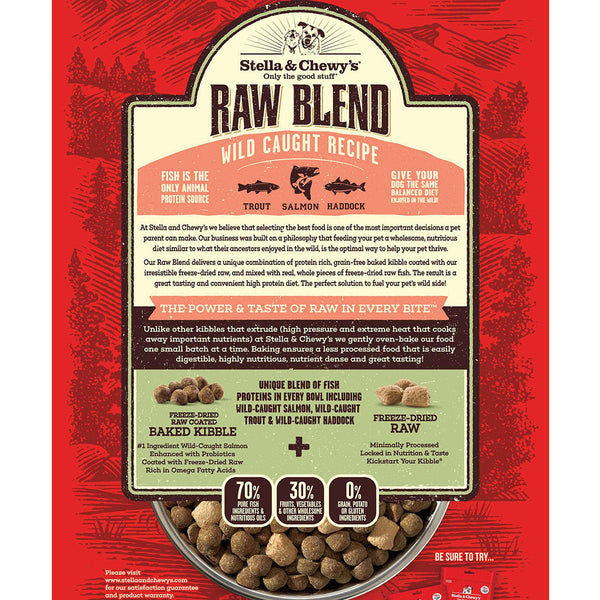 Stella & Chewy's Wild-Caught Raw Blend Dog Food