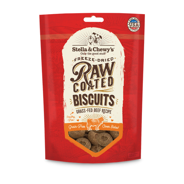 Stella & Chewy's Grass-Fed Beef Raw Coated Dog Treats