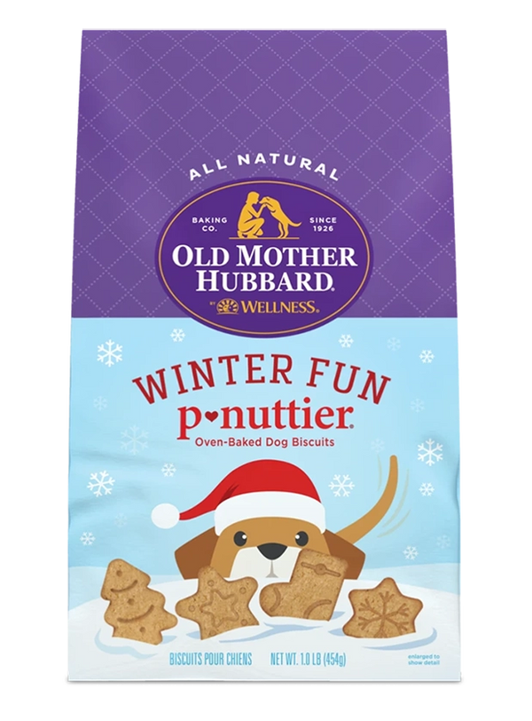 Old Mother Hubbard Winter Fun P-Nuttier Dog Treats