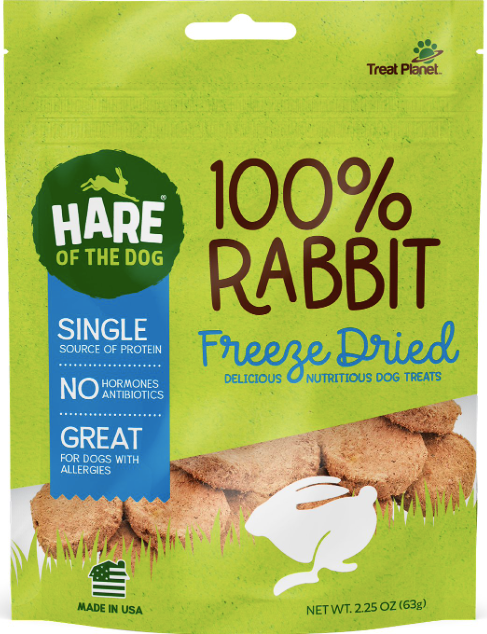 Hare Of The Dog Freeze Dried Rabbit Dog Treats