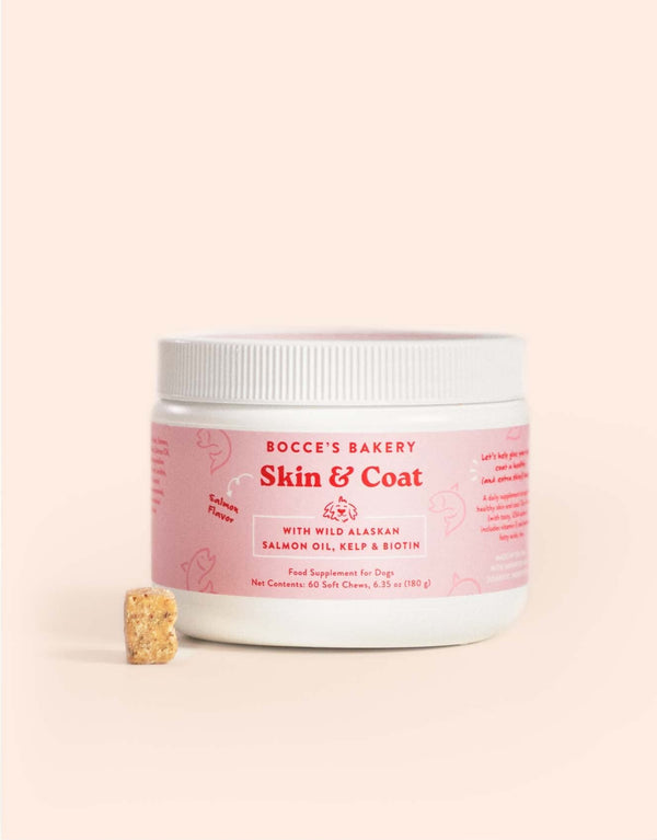 Bocce's Bakery Skin & Coat Dog Supplements