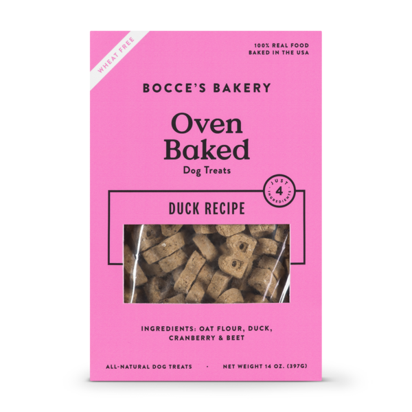 Bocce's Bakery Duck Oven Baked Dog Treats