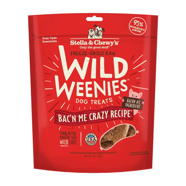 Stella and Chewy's Wild Weenies Bacon Me Crazy Dog Treats