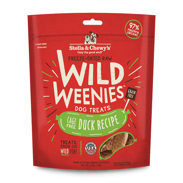 Stella & Chewy's Cage-Free Duck Wild Weenies Dog Treats