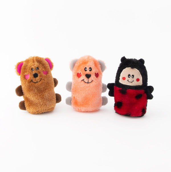 Zippy Paws Squeakie Buddies - Pack Of 3 Dog Toy