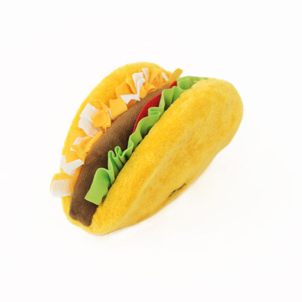Zippy Paws Nomnomz - Taco Dog Toy