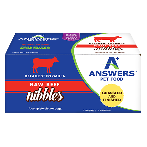 Answers Detailed Formula Beef Raw Dog Food | Pet Oasis