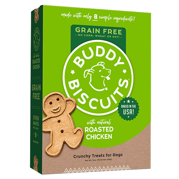 Buddy Biscuits Grain Free Oven Baked Roasted Chicken  Dog Treats
