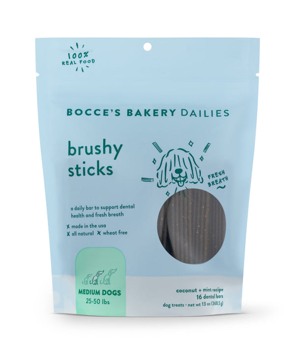 Bocce's Bakery Brushy Sticks Dental Dog Treats