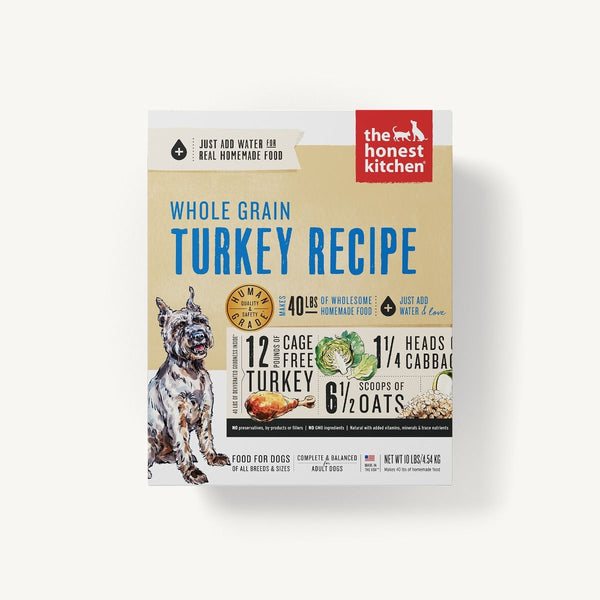 The Honest Kitchen Dehydrated Whole Grain Turkey Recipe Dog Food