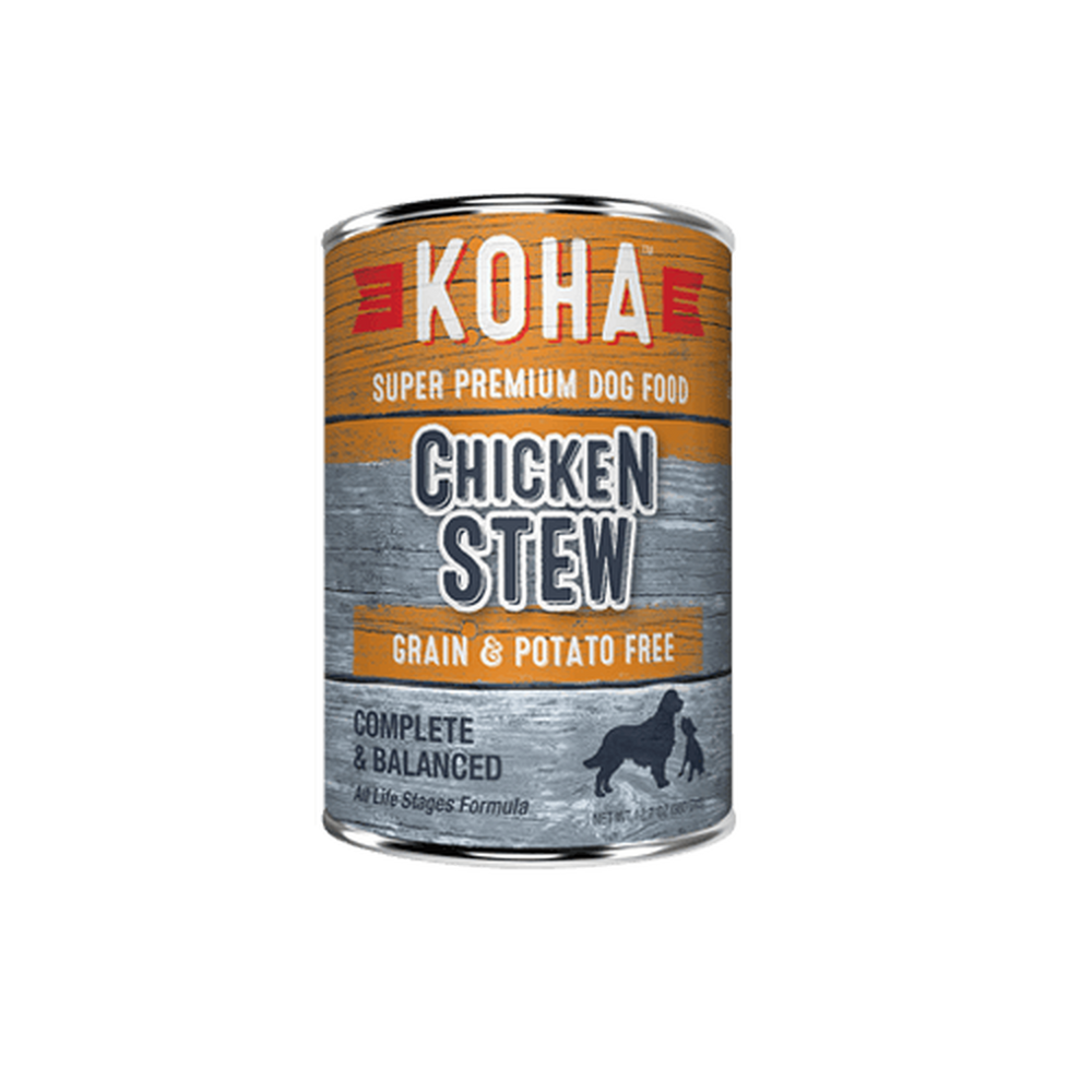 Koha Chicken Stew Canned Dog Food Pet Oasis