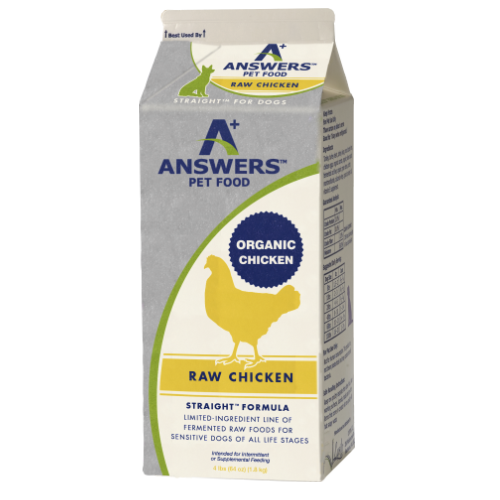 Answers Straight Chicken Raw Dog Food