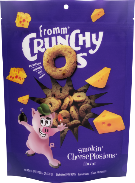 Fromm Crunchy O's Smokin' Cheeseplosions Dog Treats