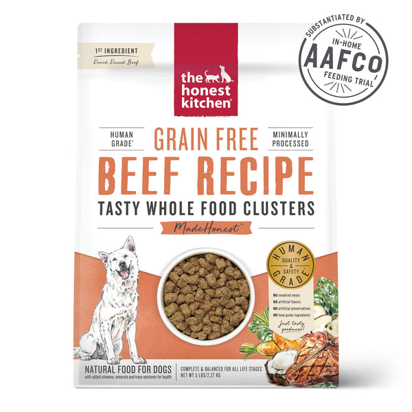 The Honest Kitchen Whole Food Clusters Grain Free Beef Dog Food