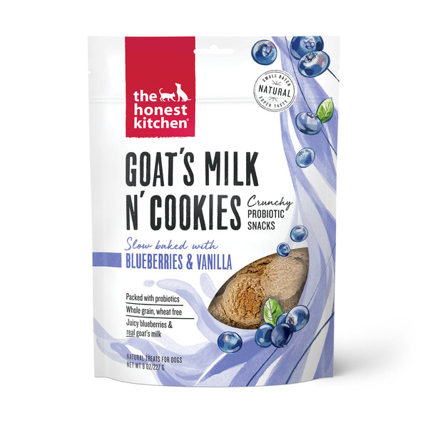 The Honest Kitchen Goat's Milk N' Cookies Blueberry Vanilla Dog Treats