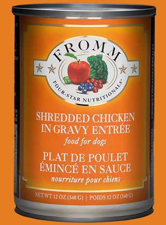 Fromm Four Star Shredded Chicken In Gravy Entrée Canned Dog Food
