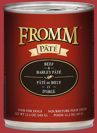Fromm Beef & Barley Pate Canned Dog Food