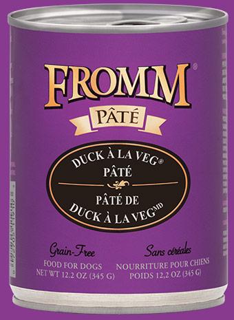 Fromm Duck A La Veg Pate Canned Dog Food