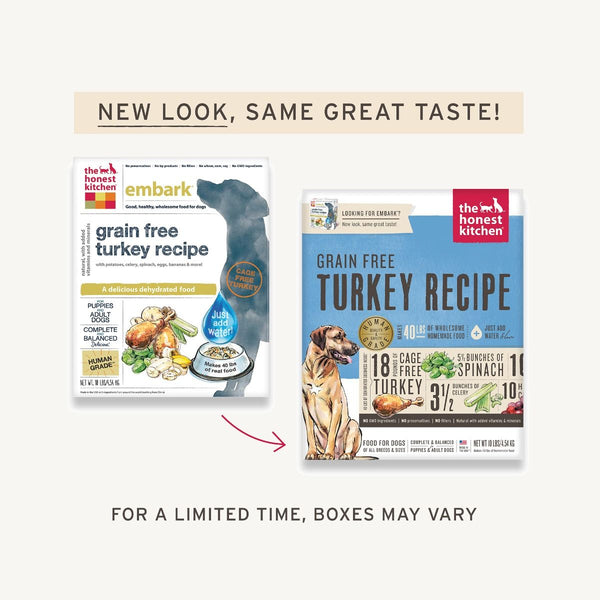 The Honest Kitchen Dehydrated Grain Free Turkey Recipe Dog Food