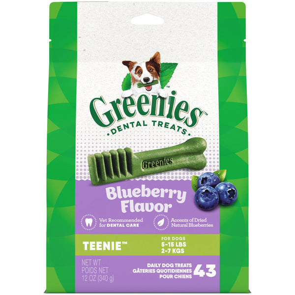 Greenies Blueberry Flavor Teenie Dog Dental Treats